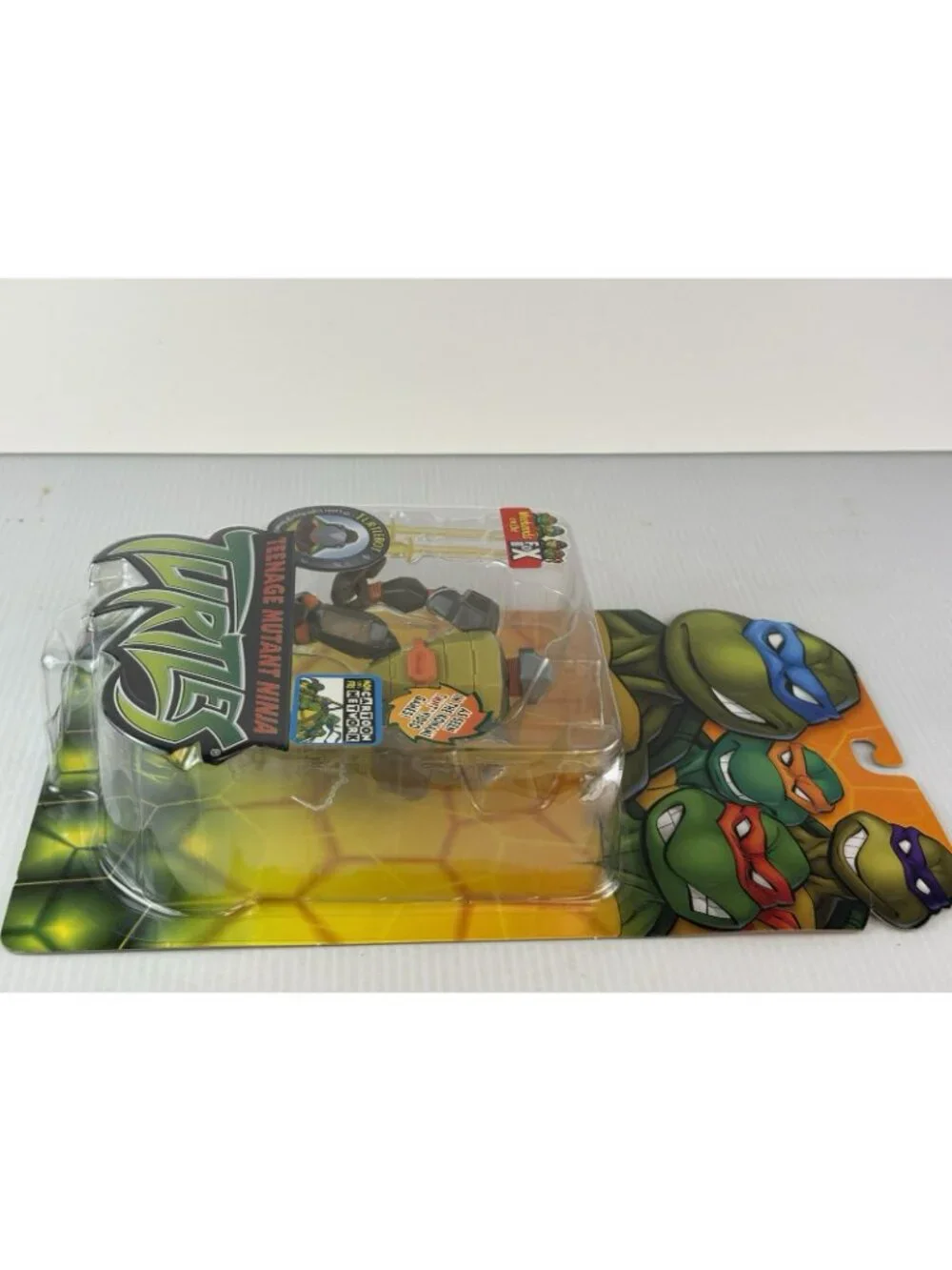 Teenage Mutant Ninja Turtles Turtlebot Action Figure 2004 New On Card. NIB.